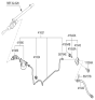 Diagram for Hyundai Elantra Hydraulic Hose - 41631-3X200