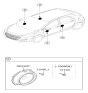 Diagram for 2013 Hyundai Elantra GT Car Speakers - 96330-A5000