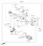 Diagram for Hyundai Elantra GT Starter Solenoid - 36120-2E250