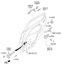 Diagram for 2015 Hyundai Elantra GT Door Check - 79490-A5000