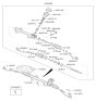 Diagram for Hyundai Veloster Rack And Pinion - 56500-A5500