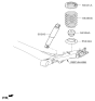Diagram for Hyundai Elantra GT Shock Absorber - 55300-A5800
