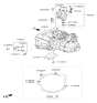 Diagram for 2026 Hyundai Venue Engine Mount Torque Strut - 43176-26200