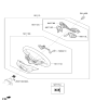 Diagram for 2019 Hyundai Accent Cruise Control Switch - 96710-H5000
