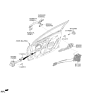 Diagram for Hyundai Accent Door Check - 79380-J0000