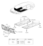 Diagram for Hyundai Accent Dash Panels - 84120-J0000