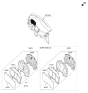 Diagram for 2019 Hyundai Accent Instrument Cluster - 94001-J0180