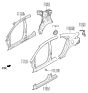 Diagram for Hyundai Accent Fuel Filler Housing - 71531-J0000