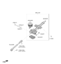 Diagram for 2021 Hyundai Accent Steering Column - 56310-J0600
