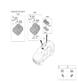 Diagram for 2021 Hyundai Sonata Dome Light - 92800-L0100-SRF