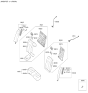 Diagram for Hyundai Sonata Armrest - 89900-L0080-VST