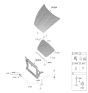 Diagram for Hyundai Sonata Lift Support - 81161-L0000