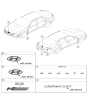 Diagram for 2020 Hyundai Sonata Emblem - 86310-L1000