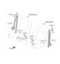 Diagram for 2021 Hyundai Sonata Seat Belt - 88810-L0000-YTH