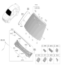 Diagram for Hyundai Sonata Windshield - 86110-L0040