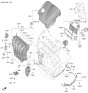 Diagram for 2025 Hyundai Sonata Intake Manifold Gasket - 28411-2S010