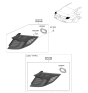 Diagram for 2020 Hyundai Sonata Back Up Light - 92401-L0100