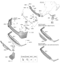 Diagram for 2021 Hyundai Sonata Bumper - 86610-L0020
