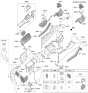 Diagram for Hyundai Sonata Armrest - 84660-L0000-YPT
