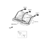 Diagram for Hyundai Sonata Seat Belt - 89810-L0000-YTH