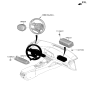 Diagram for Hyundai Sonata Air Bag - 80100-L0500-NNB