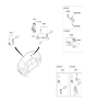 Diagram for Hyundai Santa Fe Ignition Switch - 81910-J9110