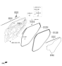 Diagram for Hyundai Door Seal - 83220-J9000