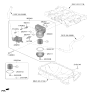 Diagram for 2024 Hyundai Kona Engine Oil Cooler - 26400-2J400
