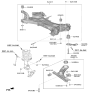 Diagram for Hyundai Kona Control Arm - 54501-J9000