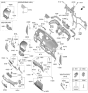 Diagram for Hyundai Glove Box - 84510-J9300-TRY