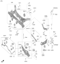Diagram for 2024 Hyundai Elantra Trailing Arm Bushing - 55290-G2000