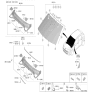 Diagram for Hyundai Kona Weather Strip - 86430-J9000