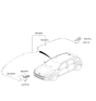 Diagram for 2022 Hyundai Kona Antenna - 96210-CM530-R2P