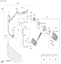 Diagram for 2024 Hyundai Kona A/C Compressor - 97701-J9500
