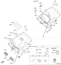 Diagram for 2022 Hyundai Kona N Sun Visor - 85210-J9330-TRY