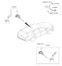Diagram for 2024 Hyundai Palisade Door Lock Cylinder - 81905-S8500