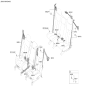 Diagram for 2025 Hyundai Palisade Seat Belt - 89880-S8500-NNB