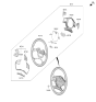 Diagram for 2024 Hyundai Palisade Steering Wheel - 56111-S8AD0-WDN
