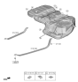 Diagram for 2024 Hyundai Palisade Fuel Tank Strap - 31211-S2000