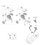 Diagram for 2026 Hyundai Palisade Car Mirror - 87621-S8220