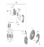 Diagram for 2024 Hyundai Palisade Brake Caliper - 58130-S8050
