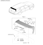 Diagram for 2026 Hyundai Palisade Spoiler - 87210-S8CA0