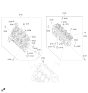 Diagram for 2026 Hyundai Palisade Cylinder Head - 545G5-3LA0A