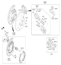Diagram for 2015 Hyundai Tucson Brake Caliper - 58230-4W100