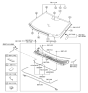 Diagram for 2016 Hyundai Tucson Windshield - 86111-4W210