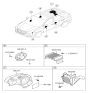 Diagram for 2017 Hyundai Tucson Car Speakers - 96395-4W000