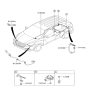 Diagram for 2016 Hyundai Tucson Battery Cable - 91850-4W000