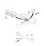 Diagram for 2015 Hyundai Tucson A/C Switch - 97250-4W200-TAN