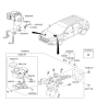 Diagram for 2017 Hyundai Tucson Brake Master Cylinder - 58510-4W100