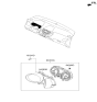 Diagram for 2017 Hyundai Tucson Instrument Cluster - 94003-4W040